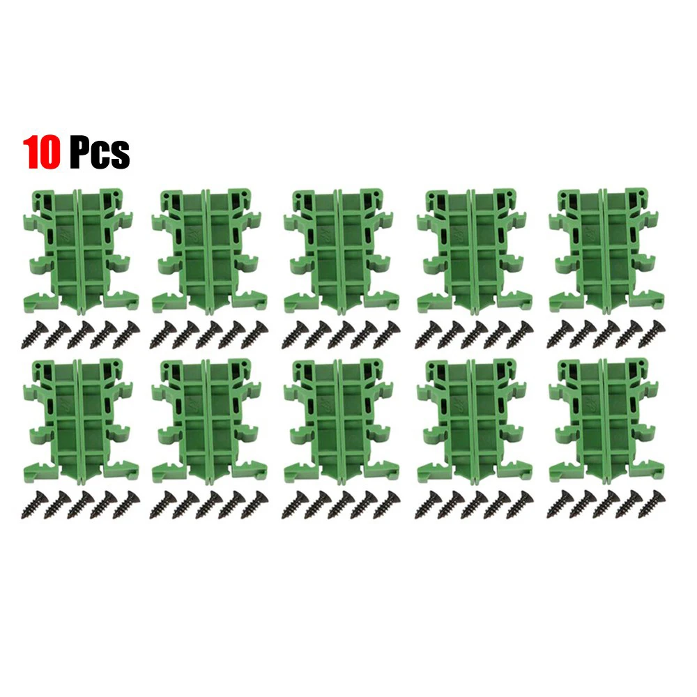 Прочные 10 шт. монтажных зажимов PCB DIN C45 для плат держателей электронных