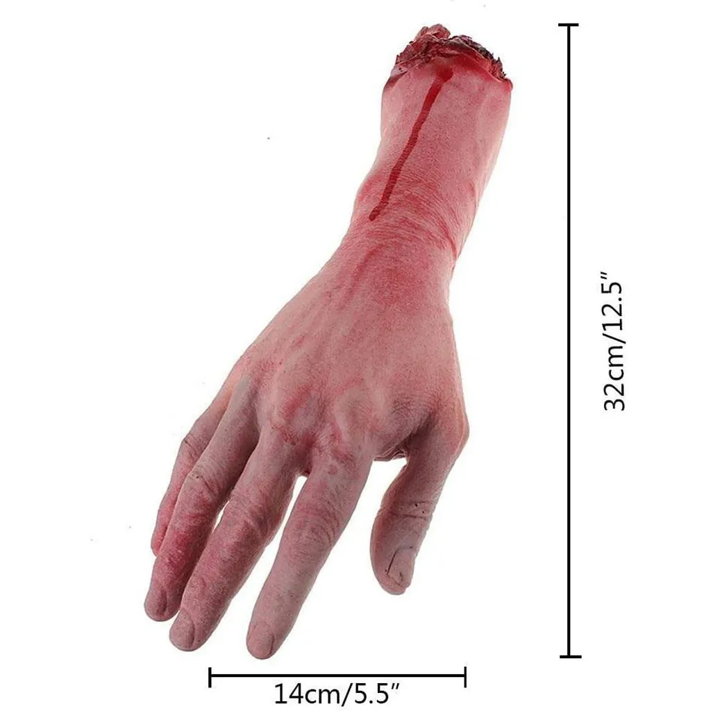 Жизнь Размеры Страшно Кровавый кровь тела Запчасти для Хэллоуина вечерние
