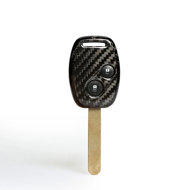 Для Honda type R Civic CRV CRZ Подлинная углеродное волокно ключи Чехол чехол