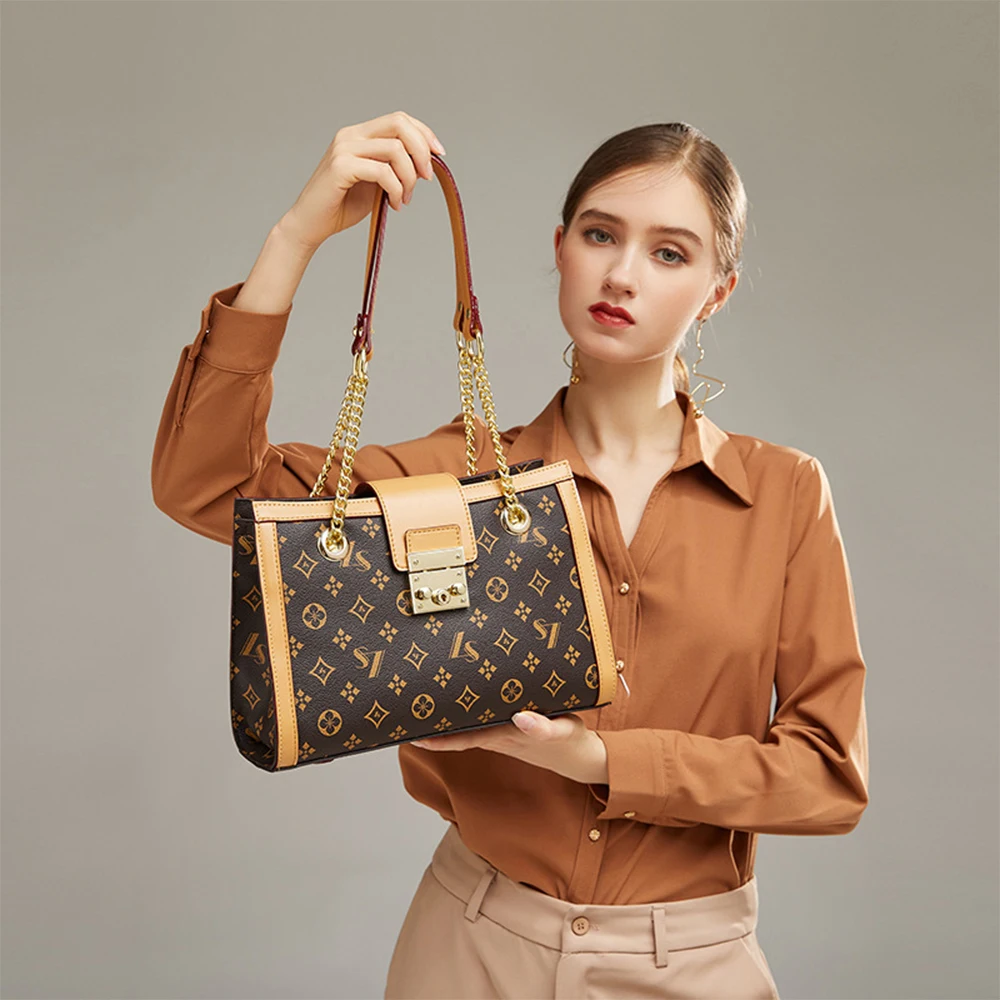 

High Quality Trendy Ladies Tote Bag, Luxury Design, Ladies One-Shoulder Messenger Bag, Leather Fashion Handbag, Ladies Wallet