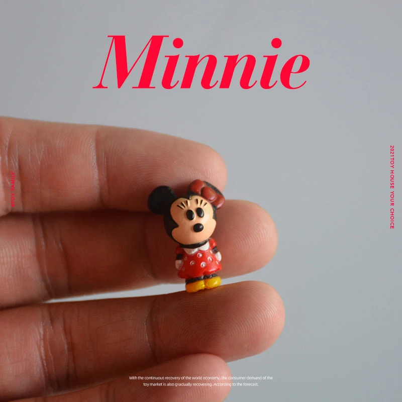 

Классические фигурки Минни Маус Disney, 24 шт., 1,5 см, игрушки, милые фигурки Микки Маус, Микки Маус, микроландрифт