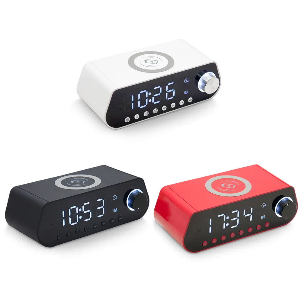 Портативный Многофункциональный Будильник Bluetooth динамик беспроводная функция