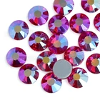 Потрясающие Стразы Lt.Siam AB с горячей фиксацией, блестящие украшения для свадебного платья