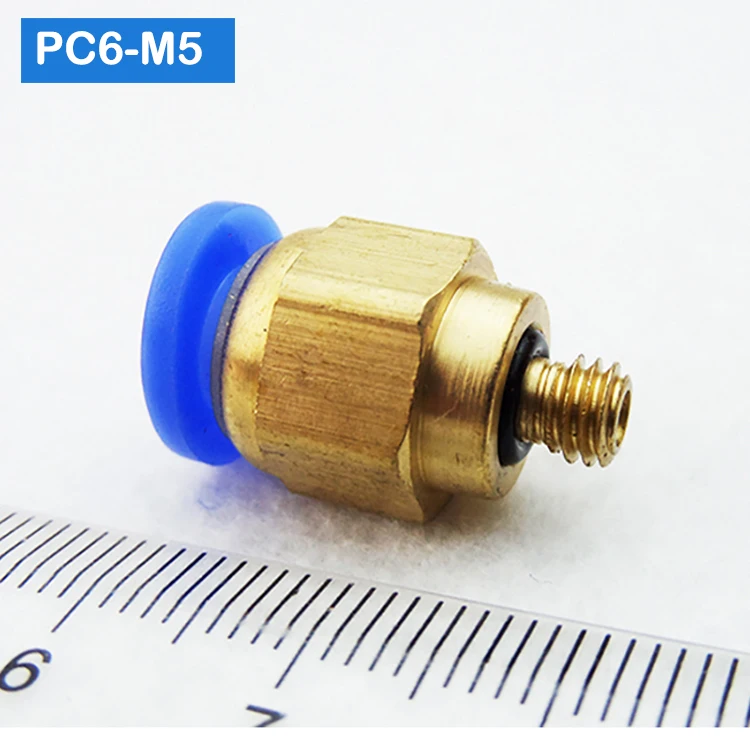 10 шт. BSPT PC6-01 PC6-02 PC8-02 PC4-m5 PC10-02 воздуха коннектор мужской шланг фитинги прямой пуш-ап в фитинги для пневматического соединения