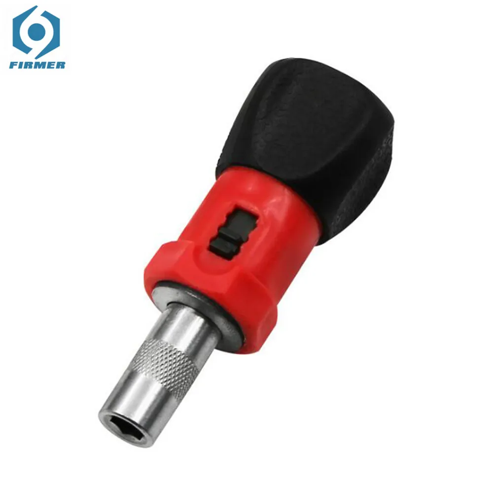 

1pc Carbon Steel Key Ratchet Screwdriver Wrench Handle Ratchet Socket Screw Driver 6.35mm without contain batch headers