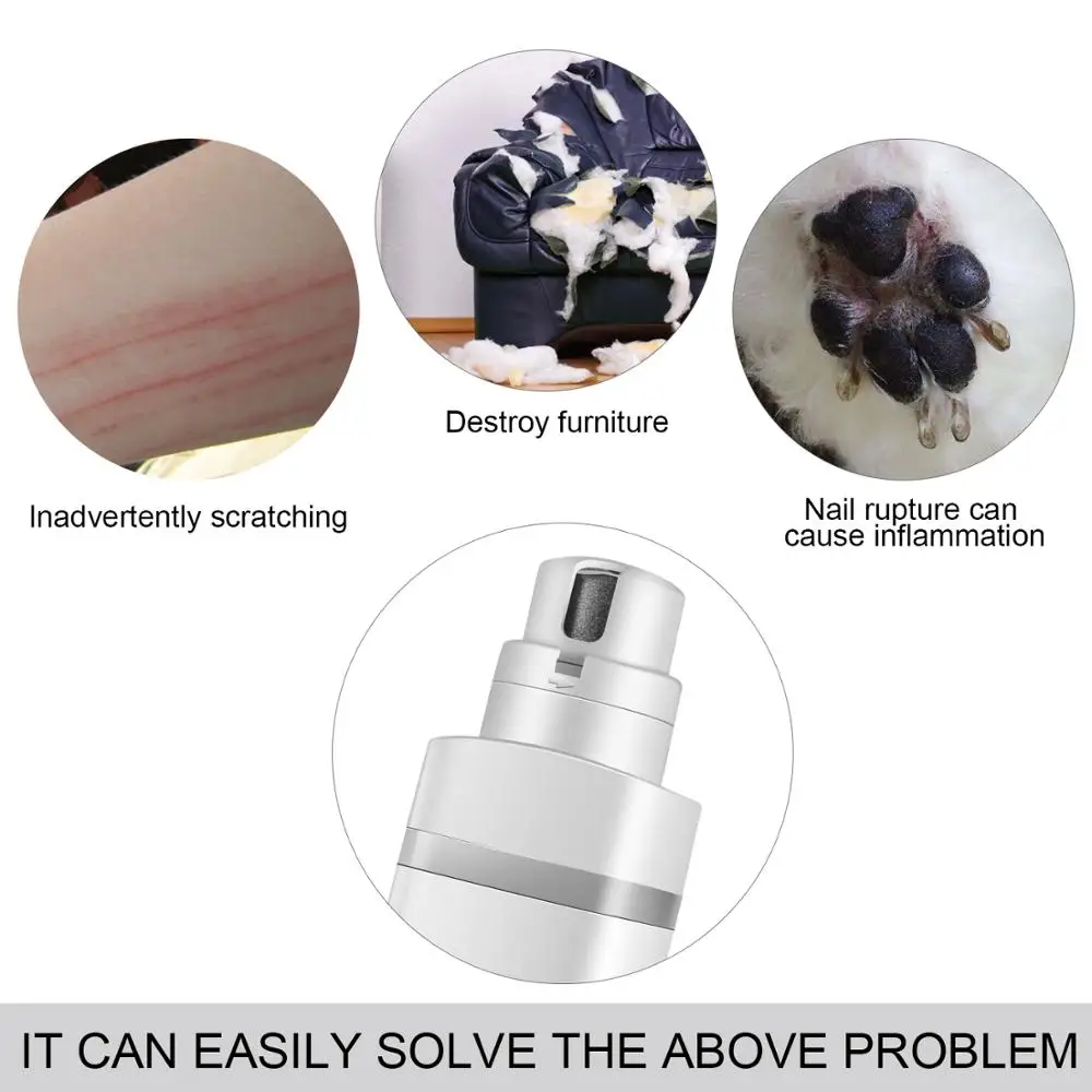 HATTEKER триммер для собак профессиональные ножницы стрижки домашних животных 3 в 1 USB