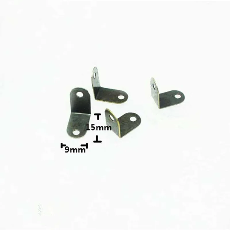 16 шт. античные бронзовые декоративные мини-уголки защита для ювелирных изделий