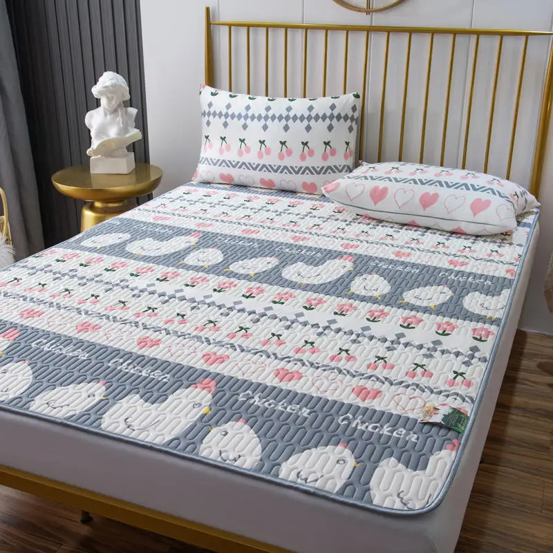 Симпатичный дышащий латексный коврик для кровати из Таиланда крутой спальный