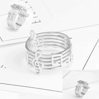 for women vintage note pattern twist finger ring knuckle female fashion jewelry wedding gifts