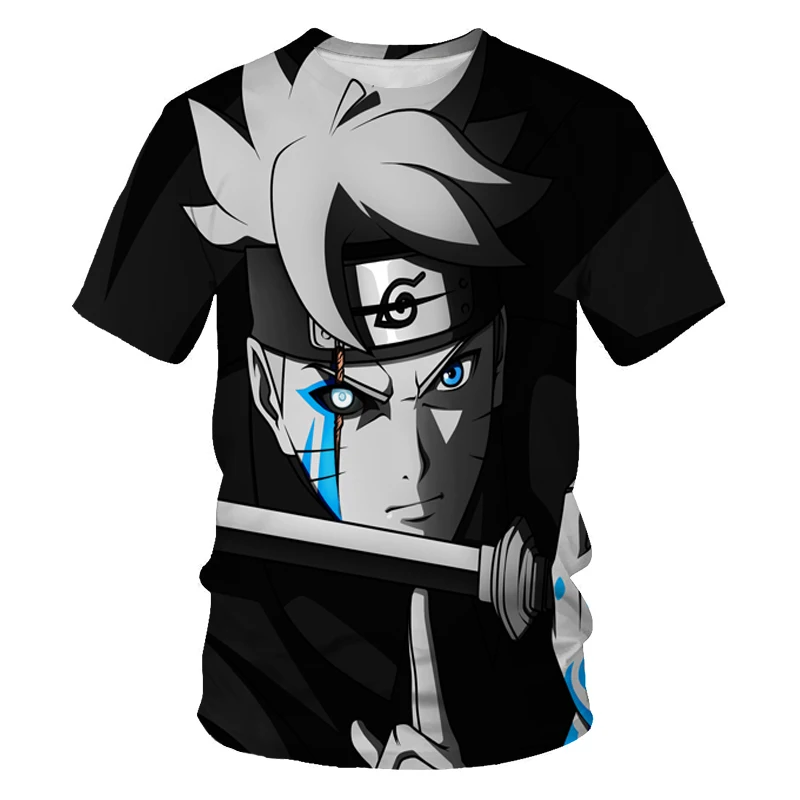 

Summer youth fashion 3DT shirt O-neck super handsome Japanese ninja anime shirt short-sleeved boutique men's T-shirt