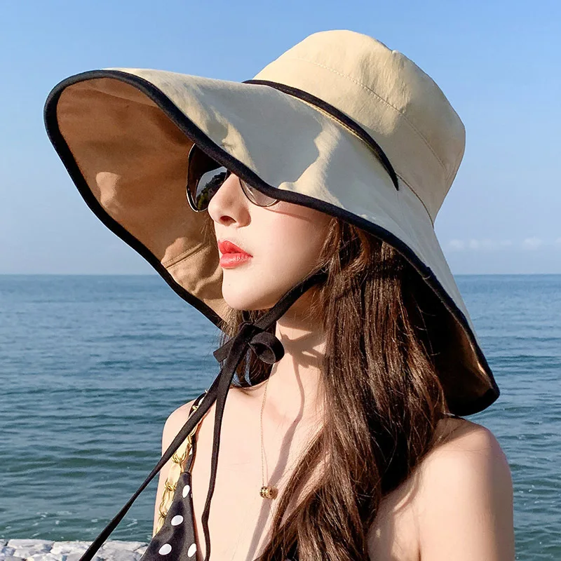 

Fisherman hat han edition tide web celebrity female summer sun hat joker Japan uv sunscreen cap along the sun hat sp159