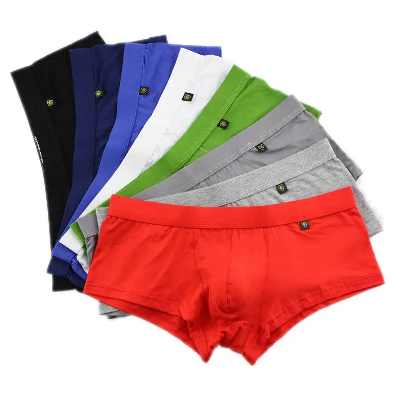 Wholesale Mens Underwear Boxers 8pcs/lot Males Modal Underwear Bottoms Soft Bulge Pouch Boxer Shorts Trunks Men's Underpants