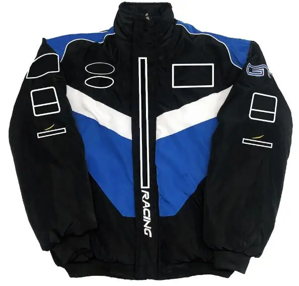 

F1 Formula One racing jacket jacket 2021 spring and autumn fully embroidered logo F1 car jacket