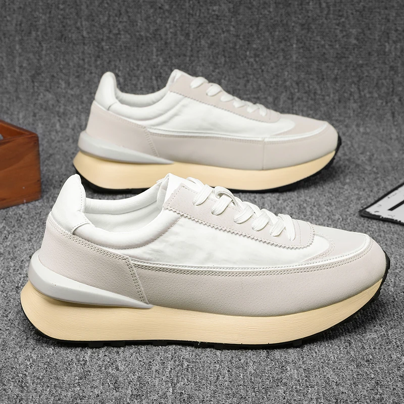 

Men's Sneakers Fashion Casual Shoes Lace-up Breathable Men Running Shoes Zapatillas Hombre