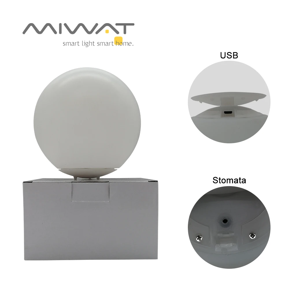 Светодиодный ночной Светильник силиконовая лампа диммируемое перезаряжаемое 3