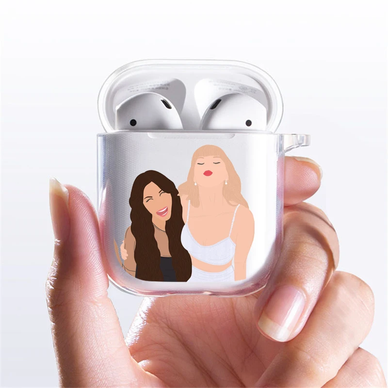 

Прозрачный силиконовый чехол для AirPods 2 1 Pro с новым изображением Оливии Родриго Good 4 U, беспроводной Bluetooth-наушник, мягкий чехол, чехол