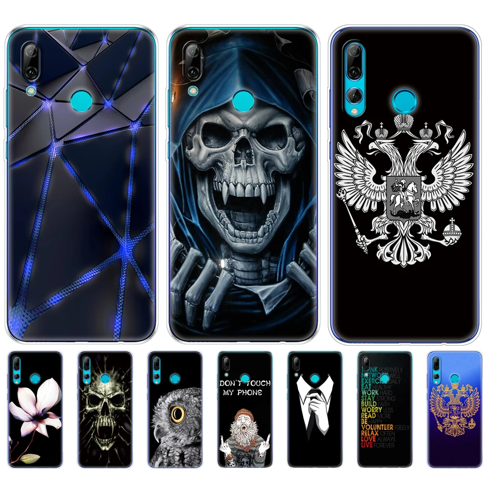 Чехол для Huawei P Smart PLUS 2019 мягкий силиконовый чехол телефона из ТПУ Бампер полное