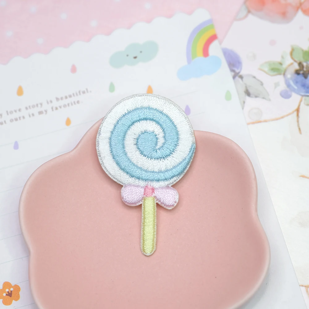type I 1 шт. пончик Icecream печенья вышивка ремонт сумка с патчем куртка джинсы мультфильм железо заплатка для одежды небольшой клей стикер - Цвет: type I