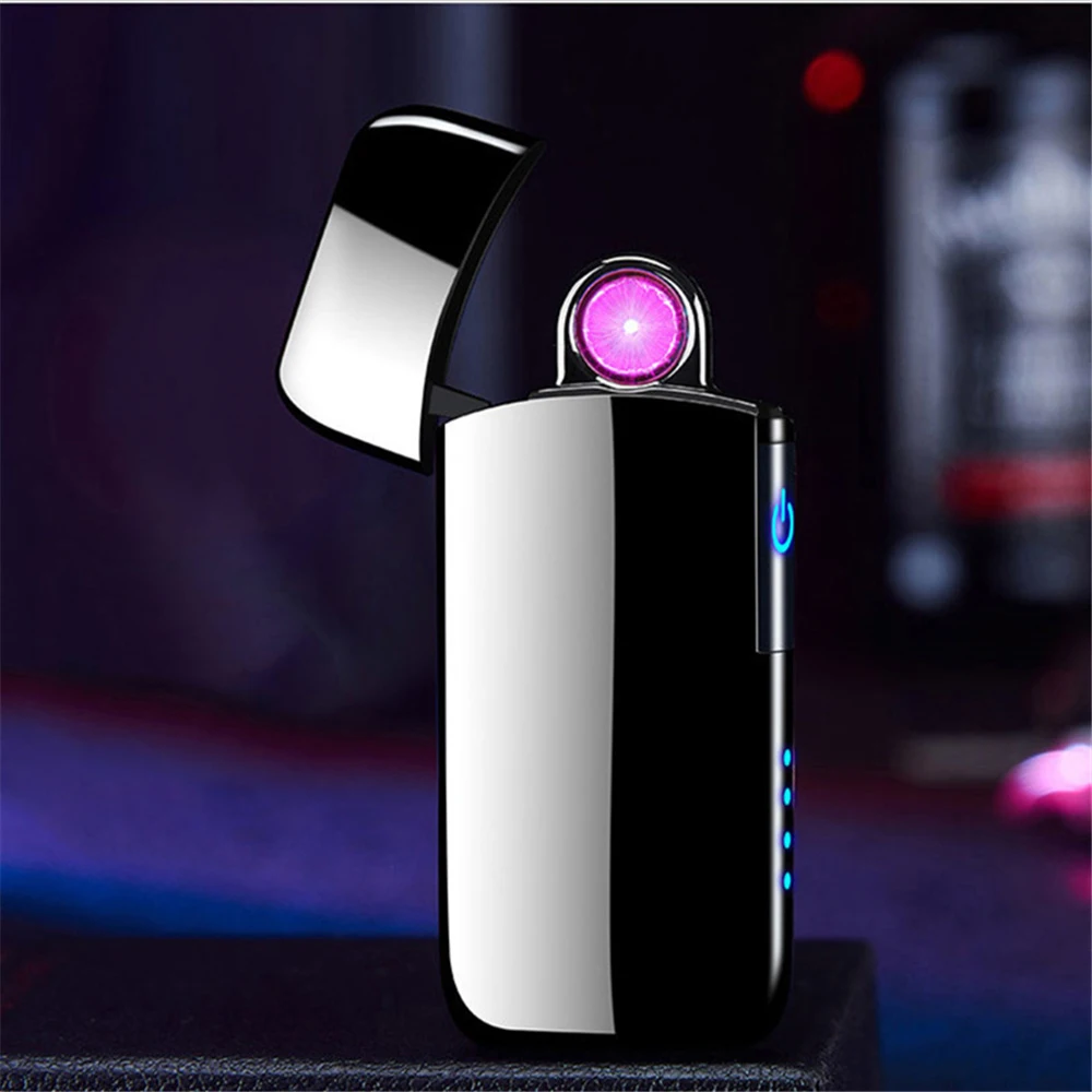 Ветрозащитная перезаряжаемая электрическая зажигалка спиннинговая дуга