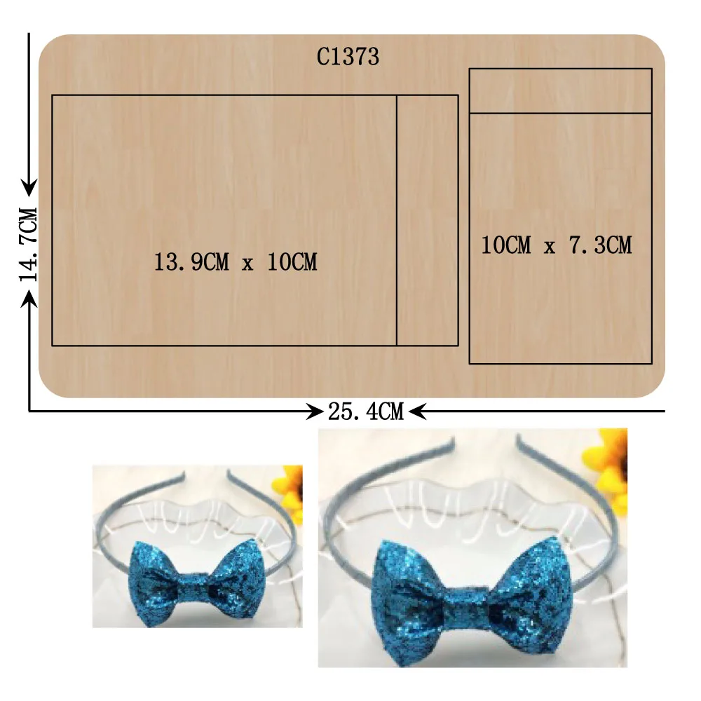 Новый деревянный штамп в форме банта для скрапбукинга искусственные штампы