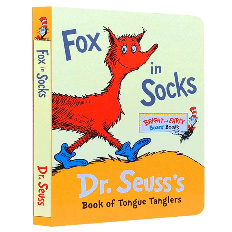Английские настольные книги для детей Dr Seuss книга спутанников языка лисицы в