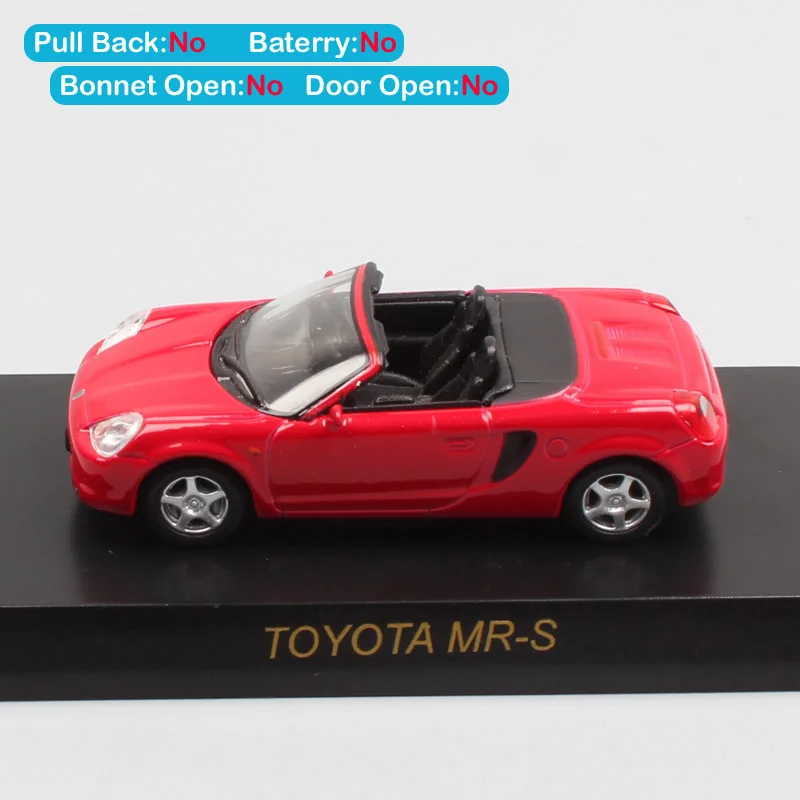 1:64 масштаб kyosho крошечный Toyota MR S SW20 Spyder Металл литье под давлением миниатюрные
