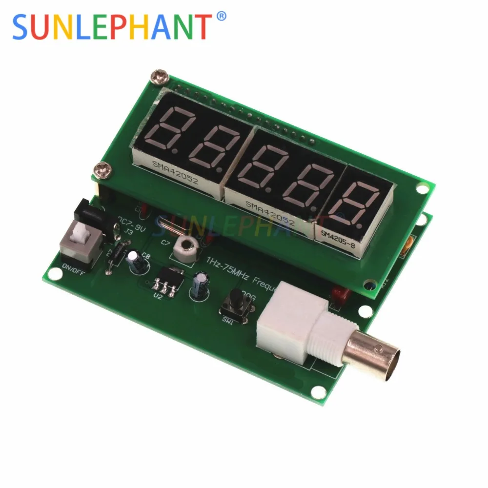 

Frequency Counter 1Hz-50MHz Cymometer Frequency Meter Counter Measurement Tester Module 7V-9V 50mA DIY Kit
