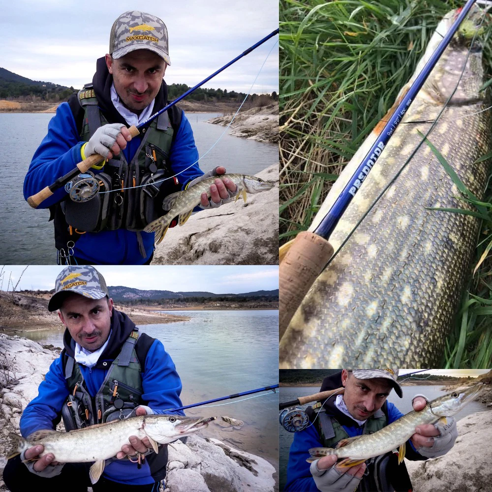 Maximumcatch Хищник 9FT морская муха Удочка 30 т SK углеродное волокно 8wt/9wt/10wt/12wt 4 шт. Удочка с Cordura Rod Tube