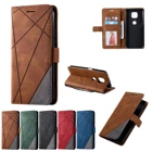 Чехол-книжка для Moto G Power 5G Plus, G30 G Play 2021, G50, G60, G40, Fusion, G100, из искусственной кожи, с отделениями для карт