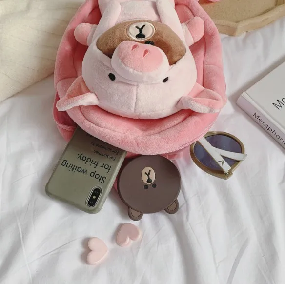 Коричневый медведь для малышей детей мальчиков и девочек мультяшный плюшевый