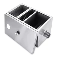 commercial grease trap stainless steel interceptor 350x200x200mm