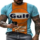 Мужская Повседневная футболка с круглым вырезом, 3D персонализированный принт, полиэстер 2021, новая, Модная и удобная