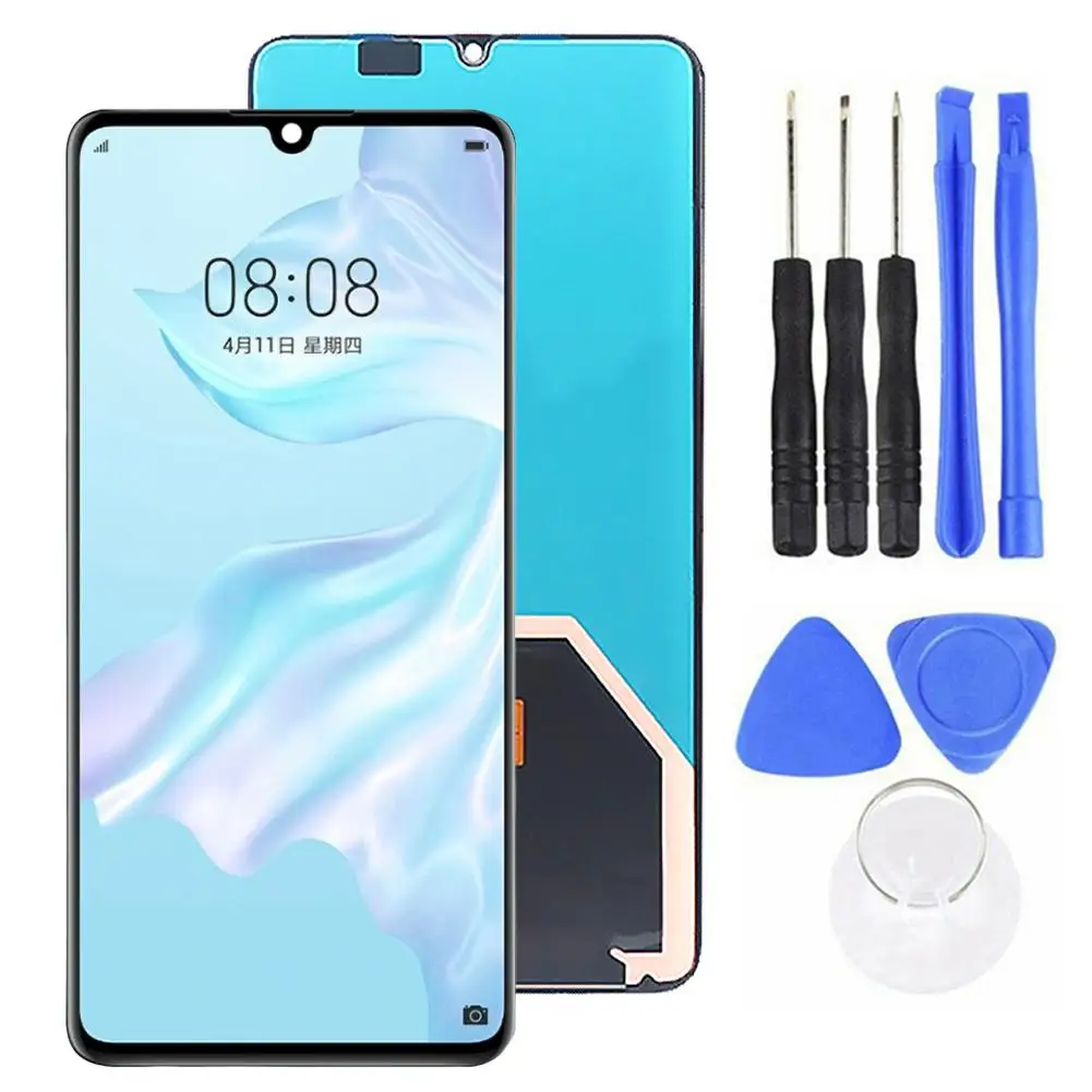 

Outer Front Glass LCD Touch Screen Digitizer Replacement Kit for HUAWEI P30 ELE-L29 L09 ELE-AL00 L04 LCD Screen for Phone