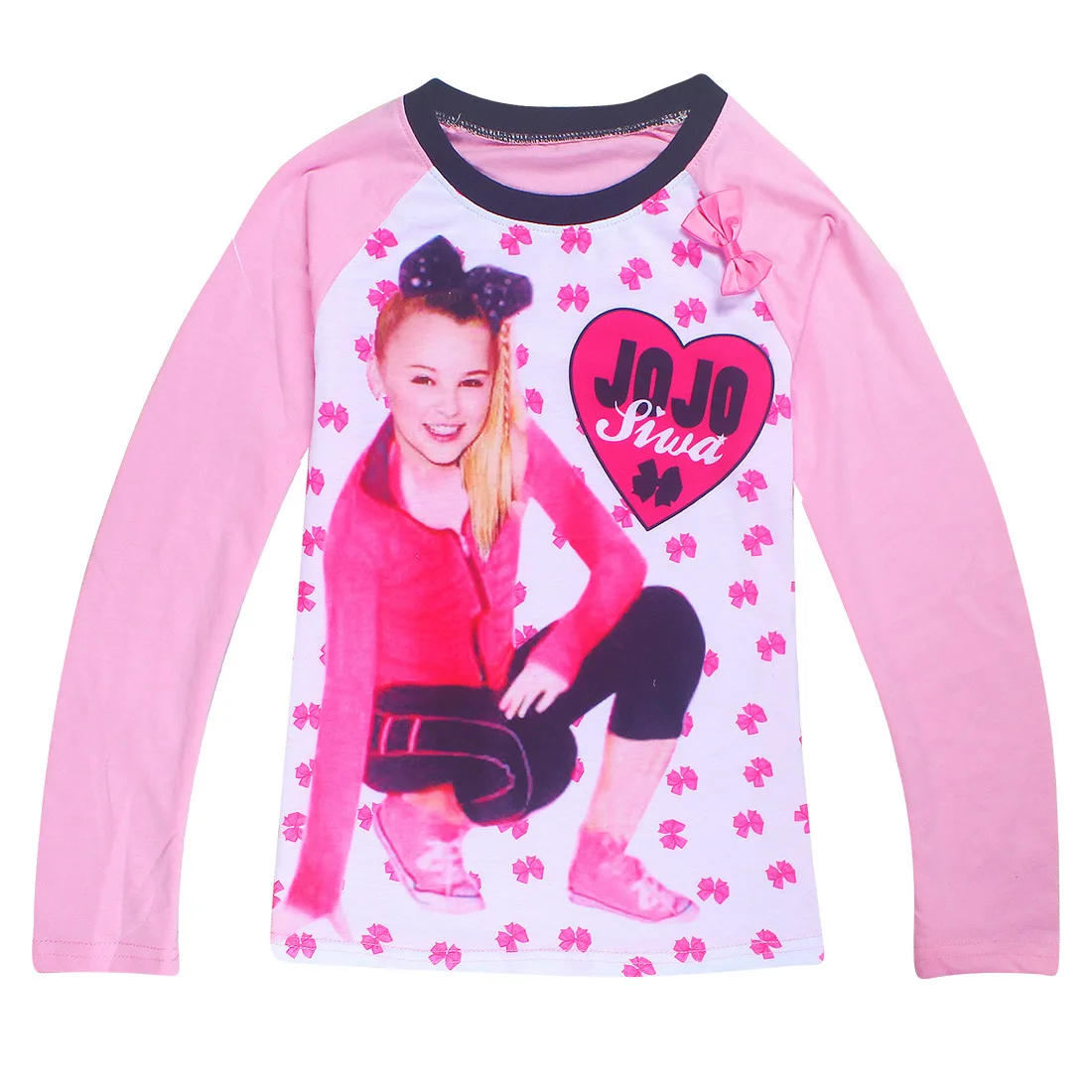 JOJO siwa Детские Длинные рукава для маленьких девочек зимняя одежда детская