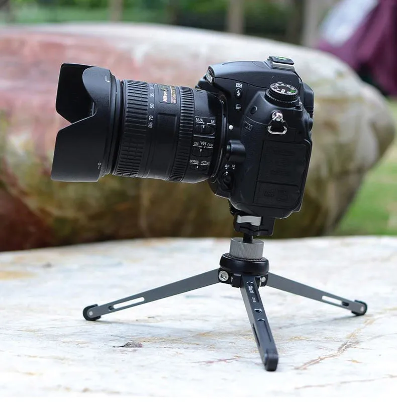XILETU MT26+ XT15 алюминиевый сплав Настольный кронштейн Мини Настольный Штатив с шаровой головкой для DSLR камеры беззеркальной камеры смартфона