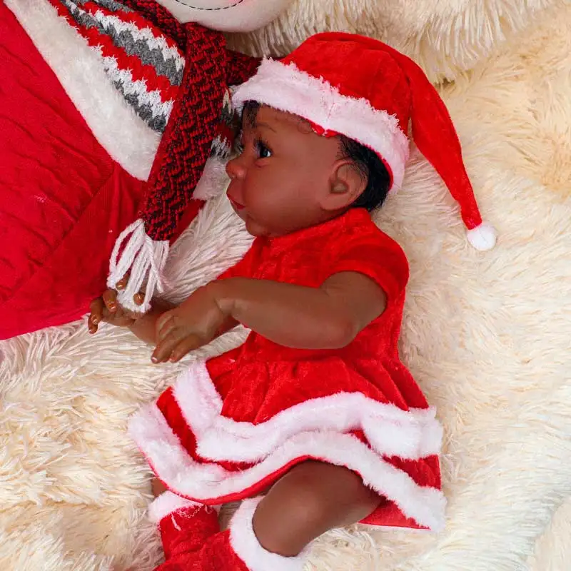 

18Inch 46CM New Reborn Doll Fairy Harlow Christmas Blank Vinyl Parts DIY Toy Kit Unfinished Unpainted For Gift Kids