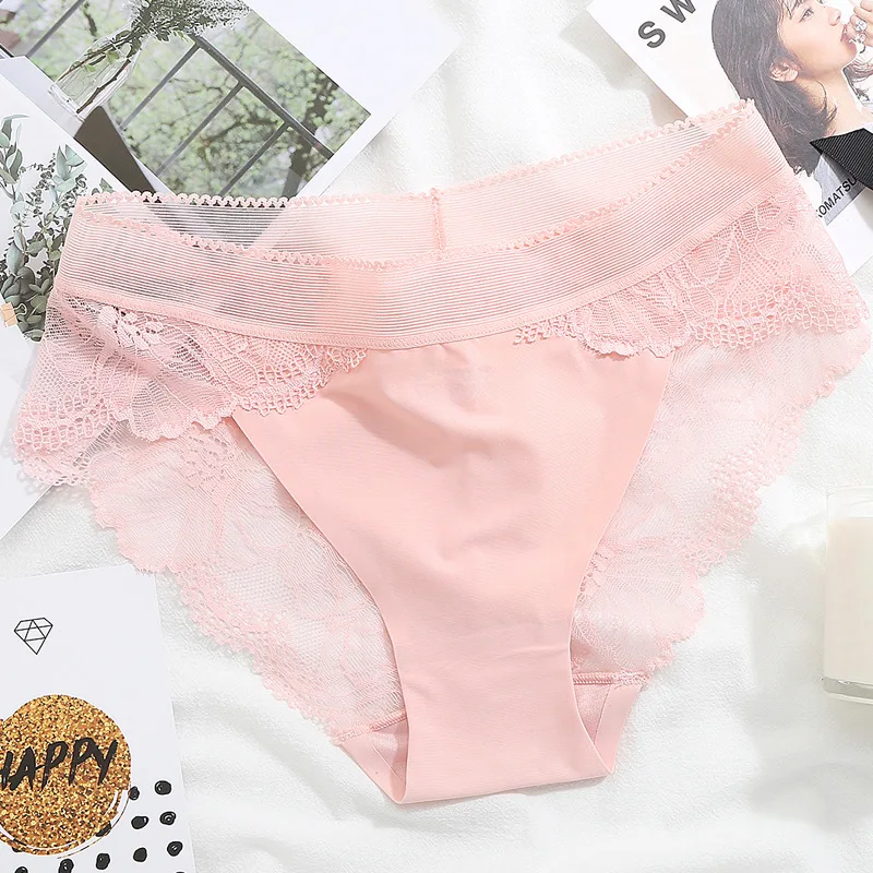 Женские роскошные трусы размера плюс дышащие кружевные сексуальные с низкой