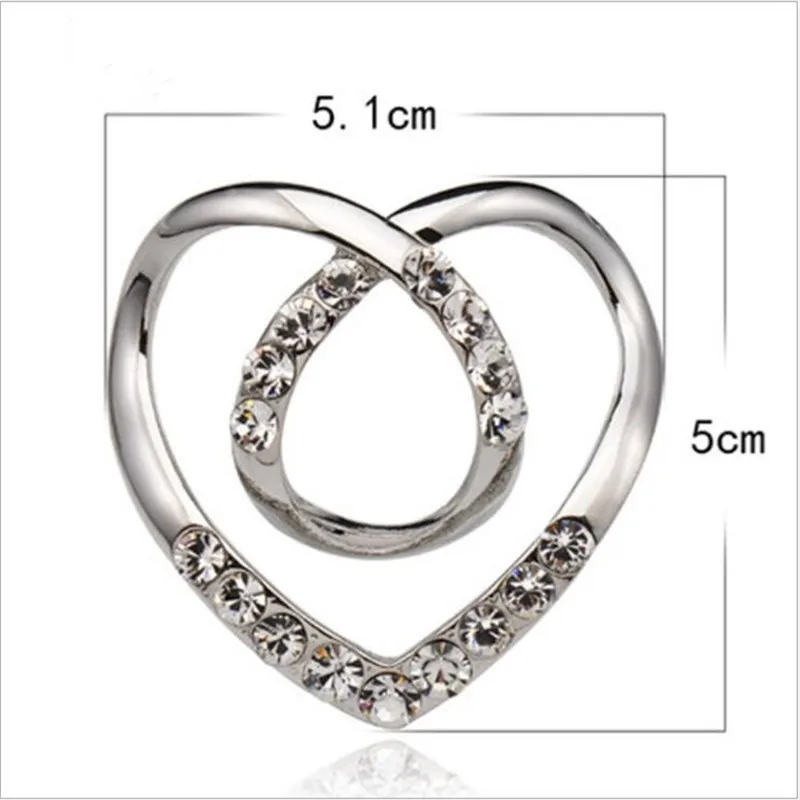 Зажим для футболки модный металлический зажим декоративный шелковый шарф кольцо