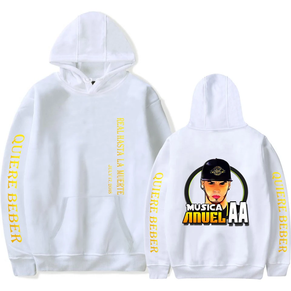 Anuel AA Стиль Знаменитостей Толстовка для мужчин и женщин