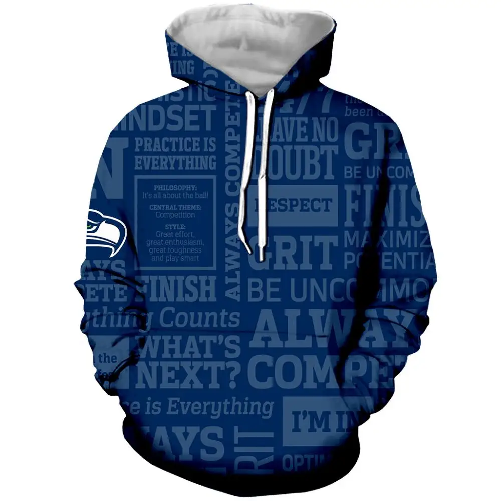 LBG Новый Seattle Seahawks 3D печатных бейсбольная куртка Толстовка для мужчин и женщин