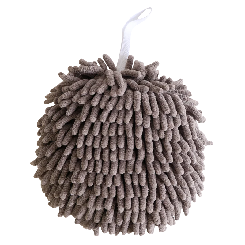 Чистящее полотенце из синели подвесной ручной шар для ванной комнаты без бархата