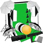 Софтбокс для фотостудии, белый, черный, зеленый, осветительная стойка, зонтичное освещение светильник ветительный комплект, поддержка фона для видеосъемки