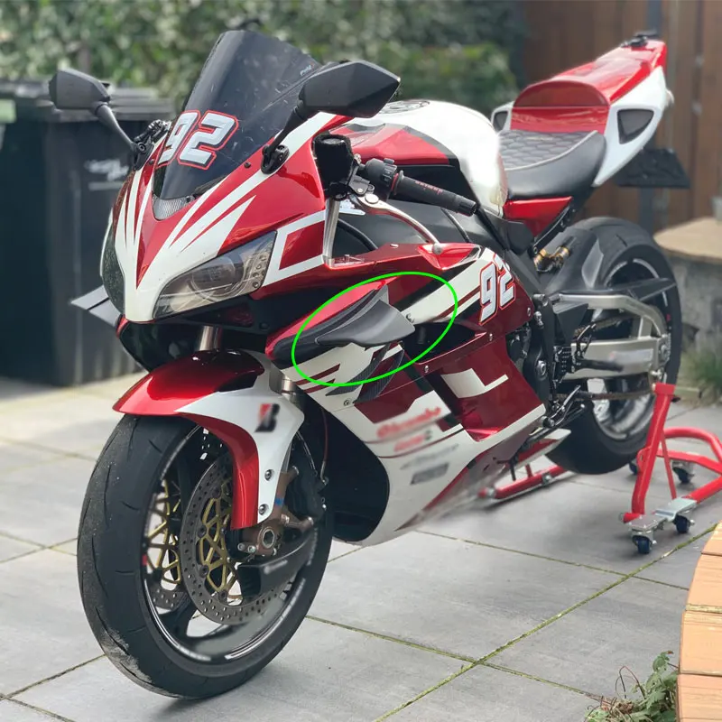 Мотоциклетный аэродинамический Комплект крыльев Winglet спойлер для KAWASAKI Ninja H2 H2R
