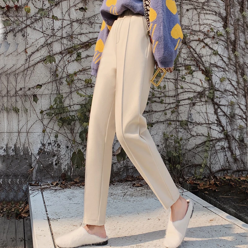 Женские свободные брюки-шаровары LIBERJOG повседневные широкие брюки из денима со