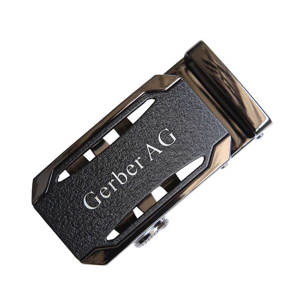 Personalized Men Belt Buckles Alloy Automatic Buckle Head Wedding Gift Black Custom Engraved Logo |