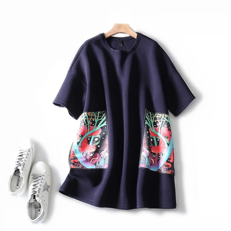 2019 рукав летучая мышь космический хлопок большой карман Печать Обложка