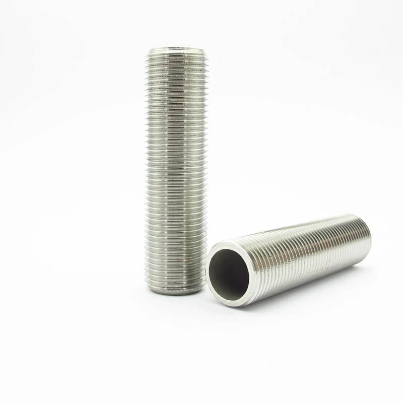 1/4 &quot3/8" 1/2 &quot3/4" 1 &quotBSP наружная резьба 304 нержавеющая сталь полная ниппель