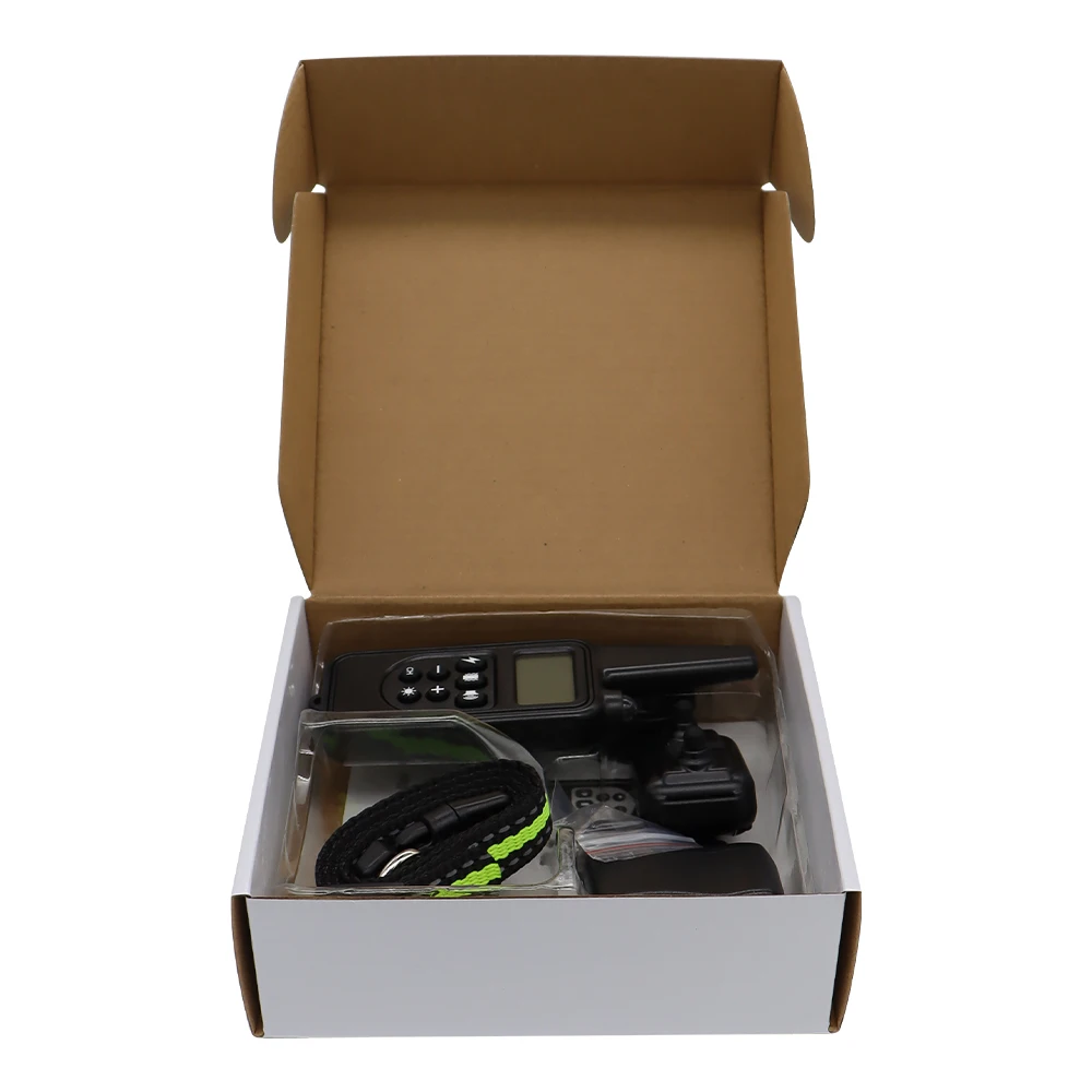 

800m Dog Training Collar Remote Electronic Shock Training Collars Rechargeable Waterproof Stop Barking Dog Training Nylon rope