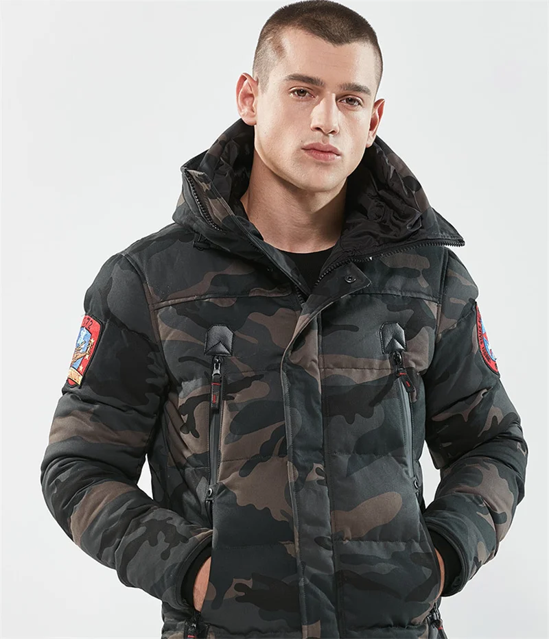 Newest Winter Thicken Camouflage Parkas Men's Cotton-padded Hooded Jackets Warm Military Tactical Windbreak Jacket ropa hombre