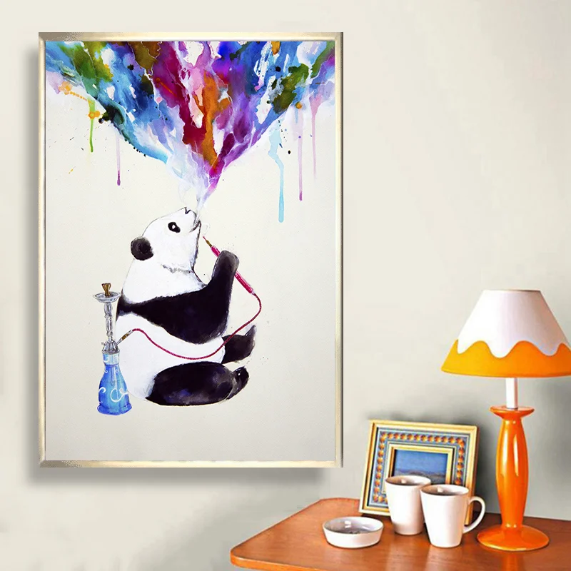 

Print Painting Home Decor Wall Art Canvas Panda Balloon Abstract Poster Modern Living Room Modular Picture Frame Artwork